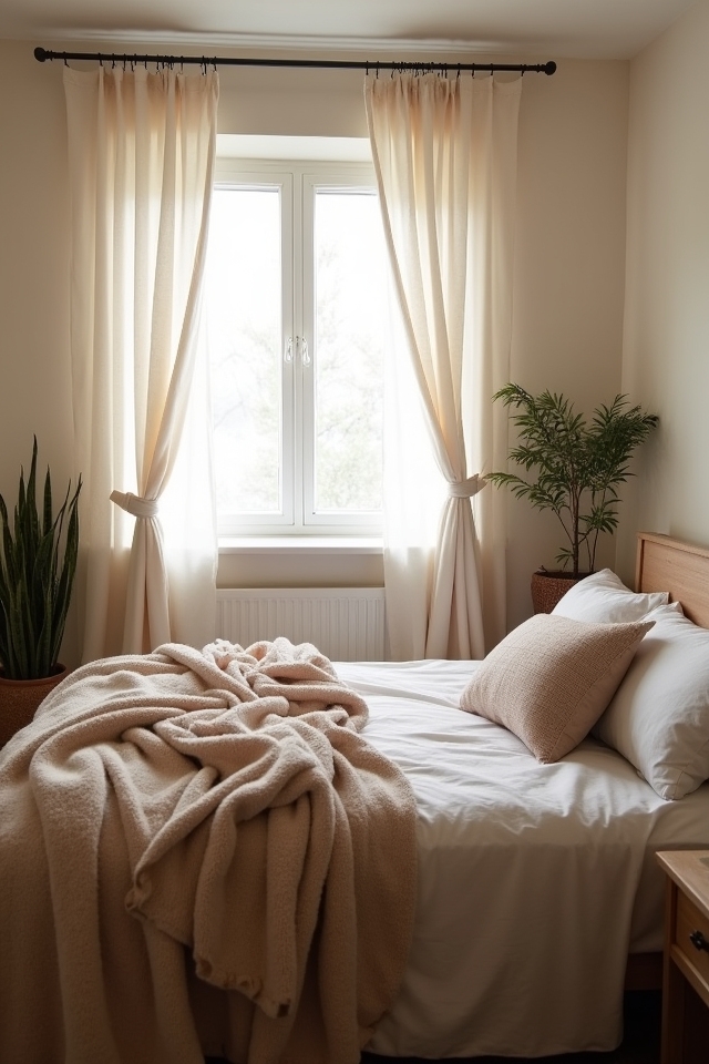 curtains create space illusion