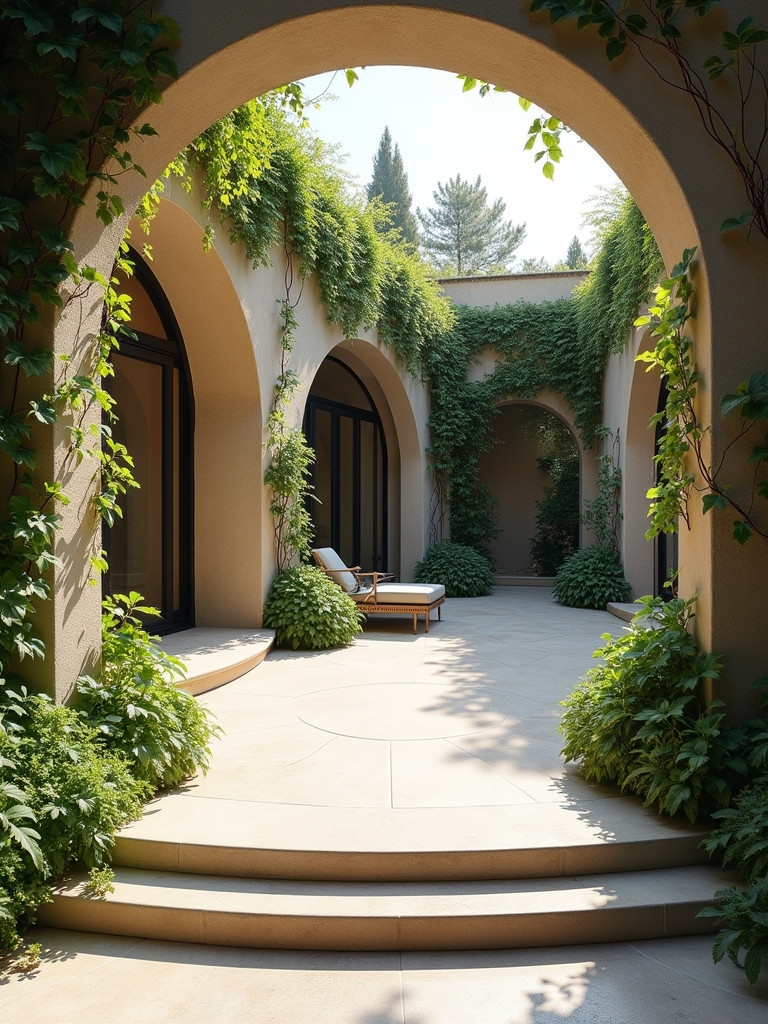 curved walls enhance privacy