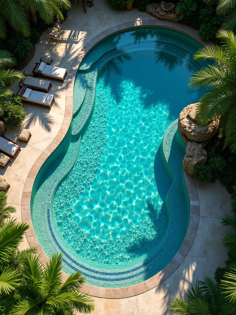 custom pool tile designs