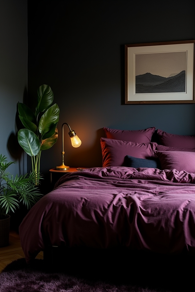 dark wallpaper creates atmosphere