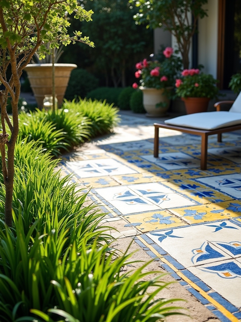 decorative patio border ideas