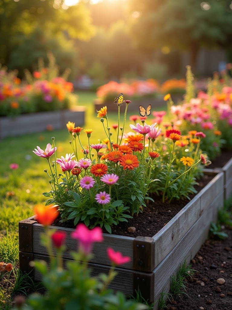 diy raised flower bed ideas