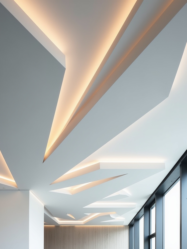 dynamic geometric ceiling designs