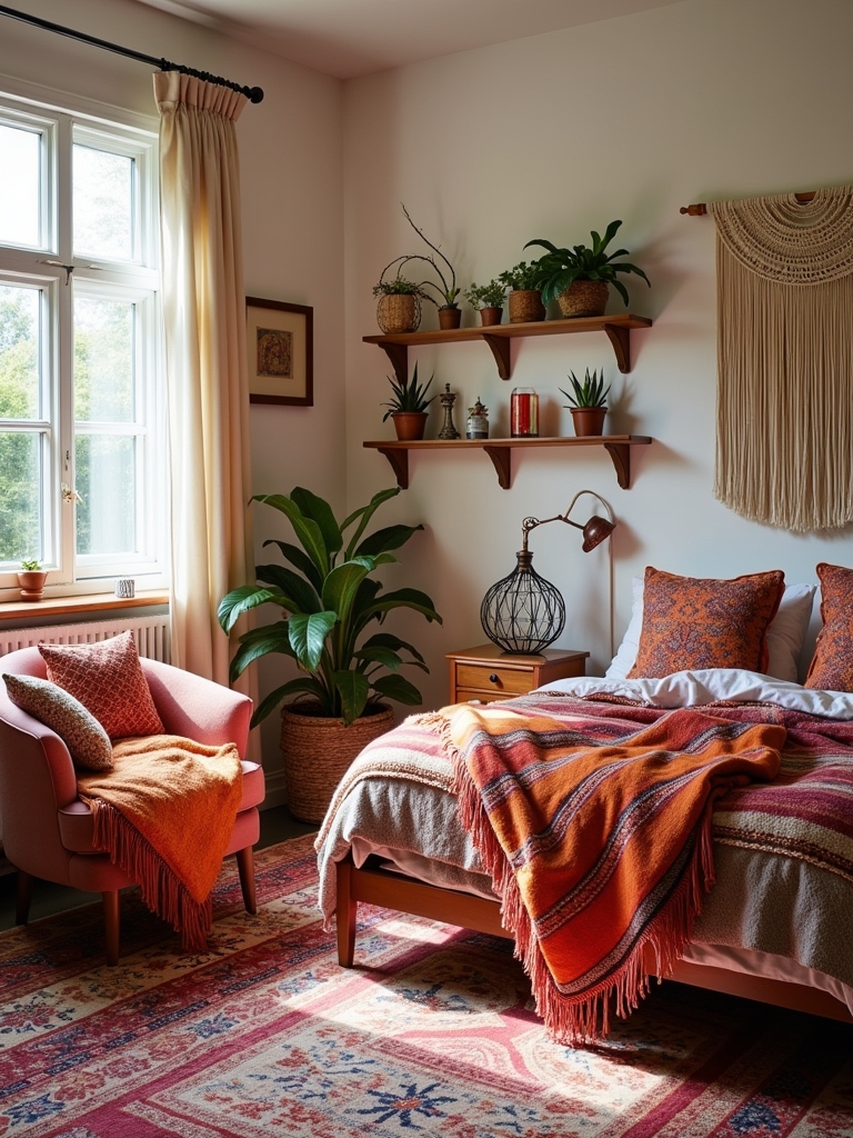 eclectic bedroom design elements