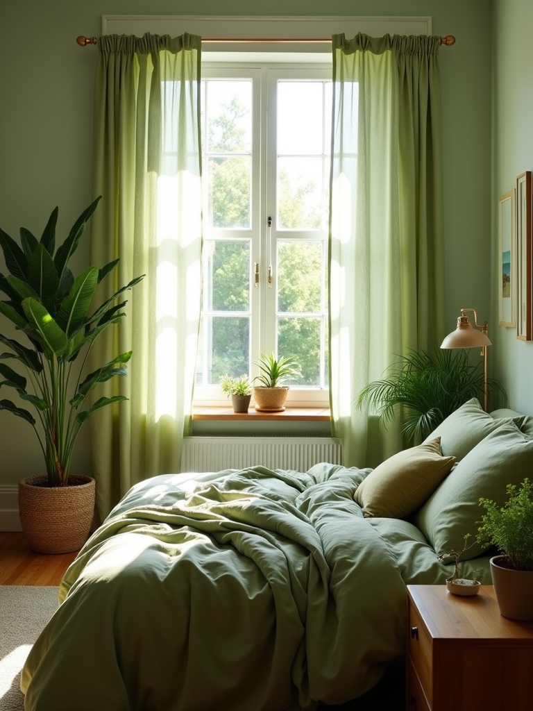 eco friendly elegant bedroom curtains