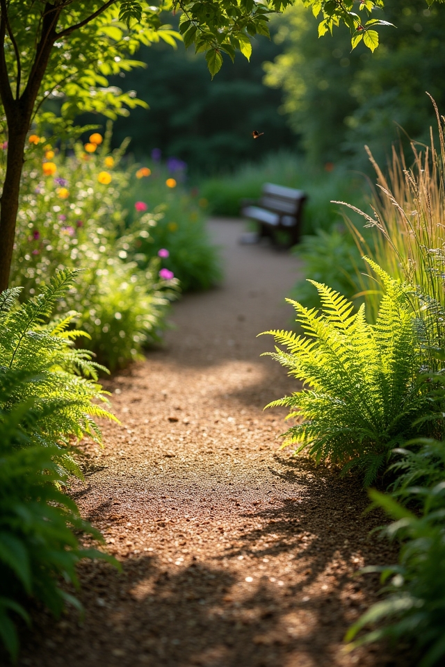 eco friendly mulched pathways benefits
