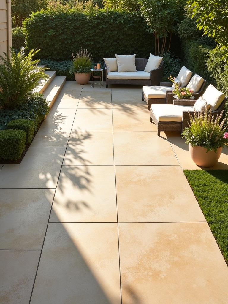 elegant outdoor porcelain tiles