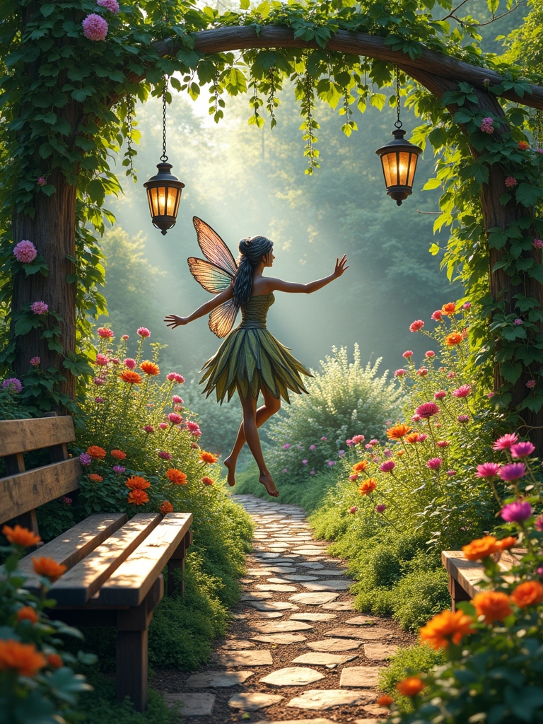 enchanting garden sculpture focal point