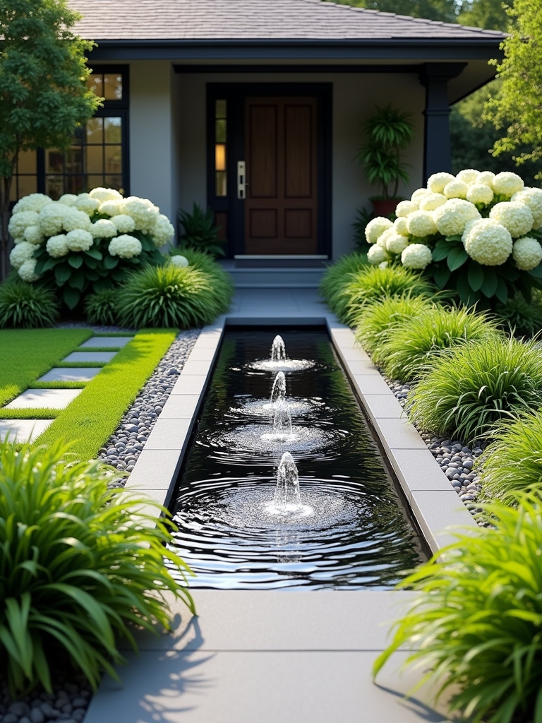 enhance landscape with water