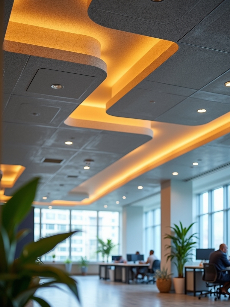 flexible modular ceiling tiles