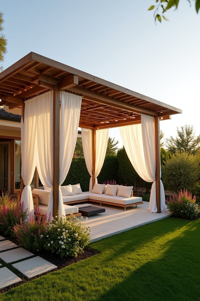 floating pergola design ideas