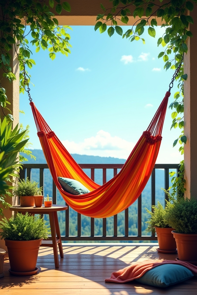 hammock safety on balcony