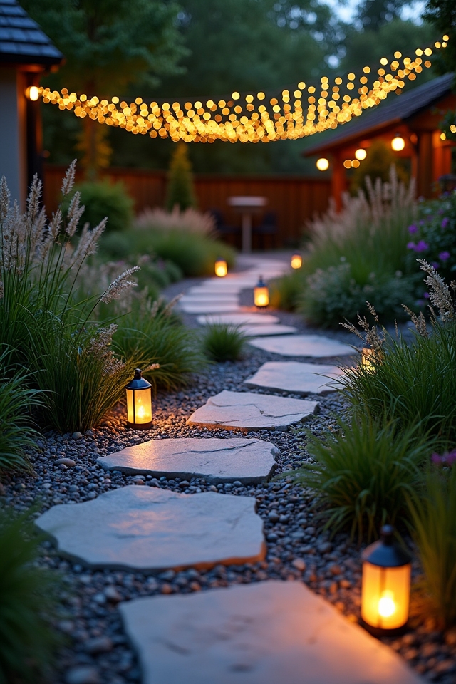 illuminated outdoor pathways ideas