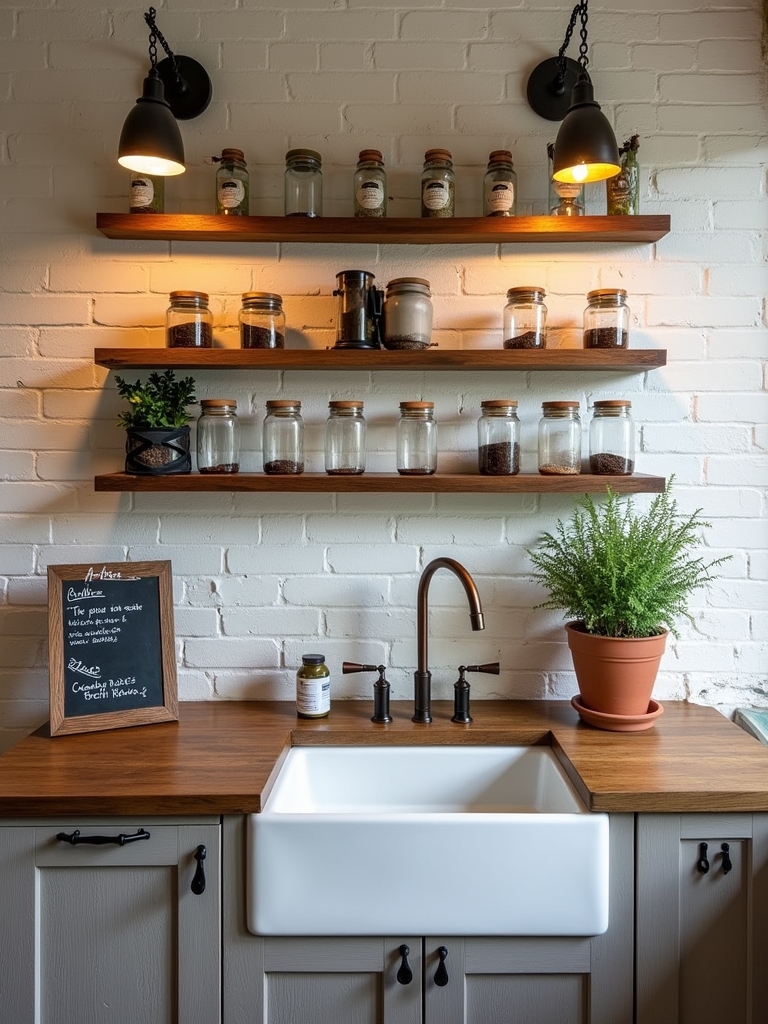 inviting farmhouse coffee lighting