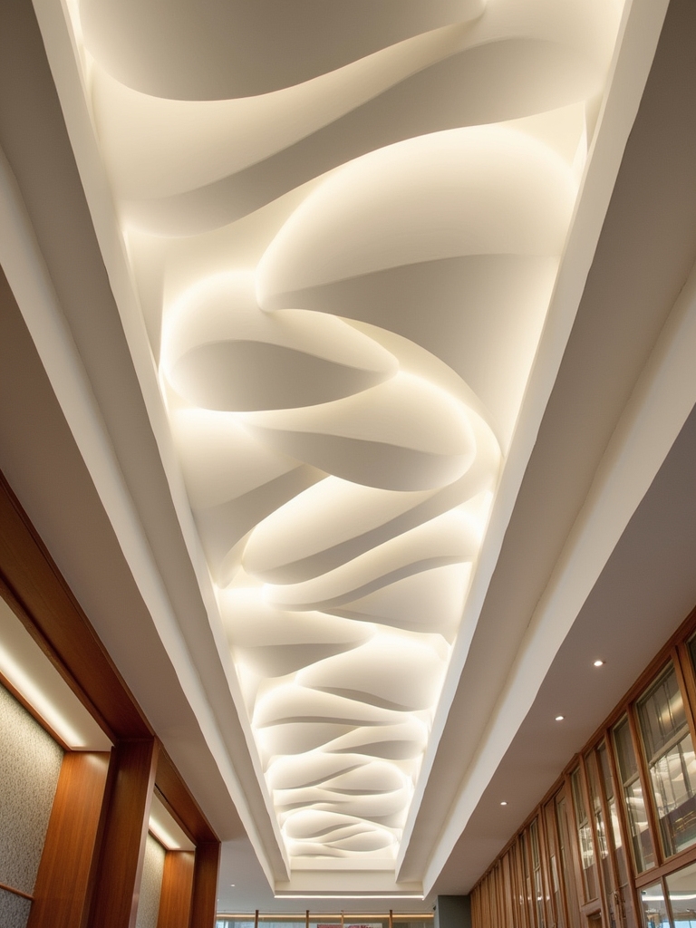 layered ceiling design enhancement
