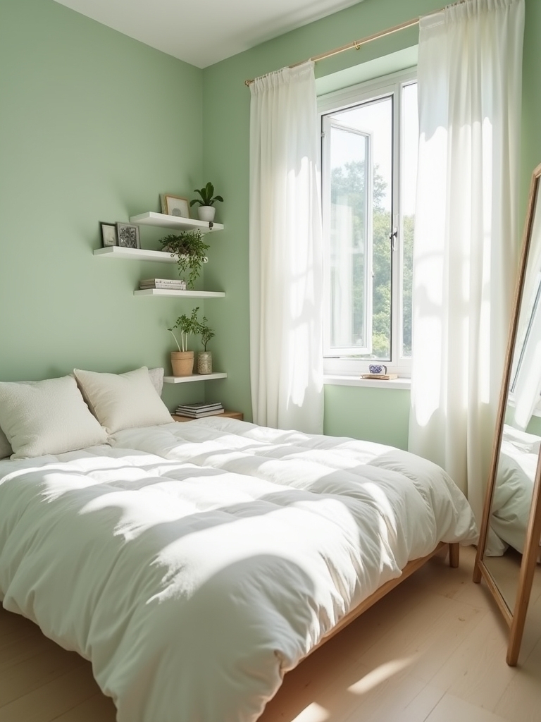 light colors for spaciousness