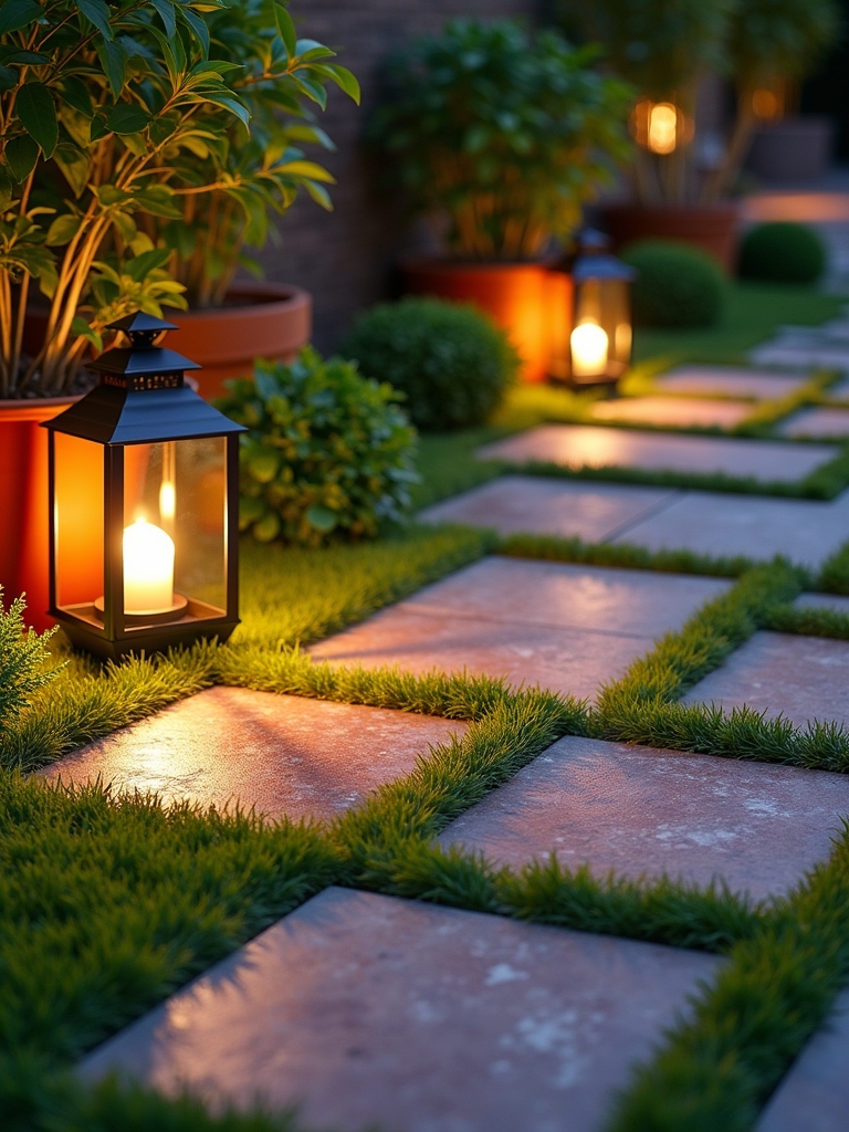 lighting enhances outdoor spaces