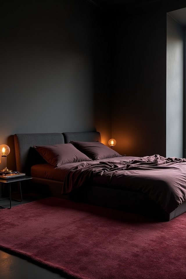luxurious dark carpet options