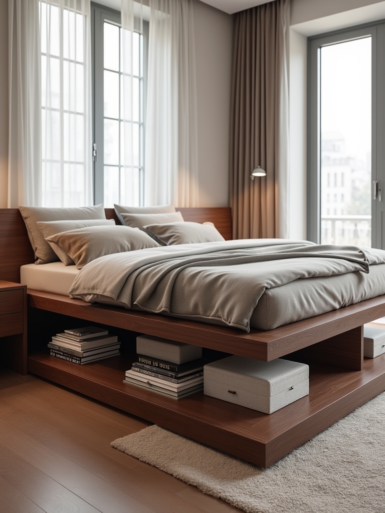 maximize bedroom storage efficiently