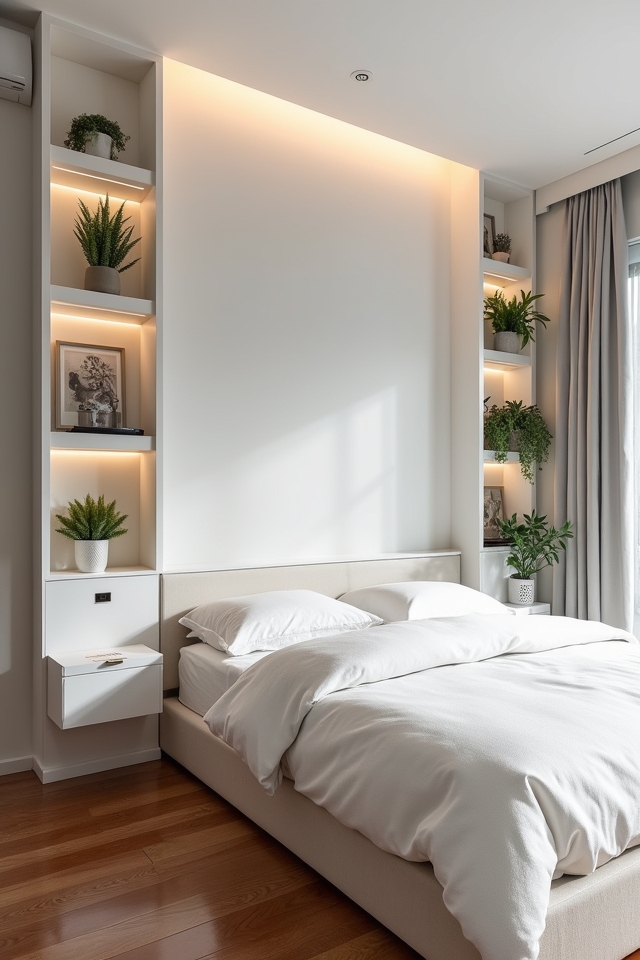 maximize storage with shelving