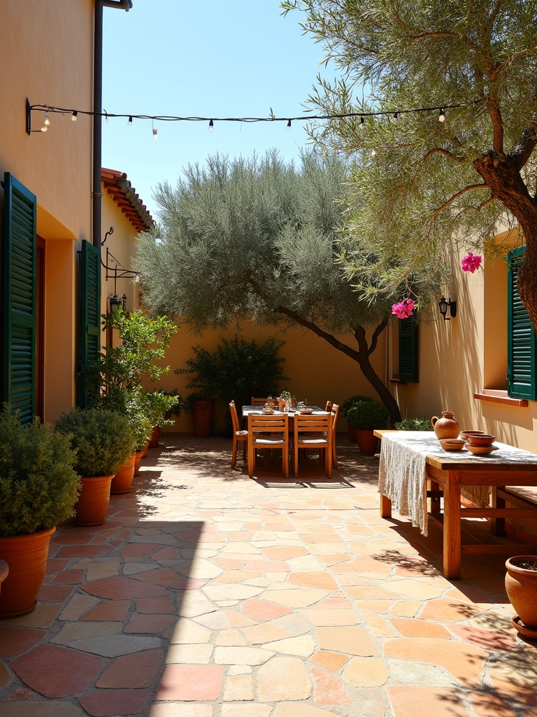 mediterranean terracotta patio ideas