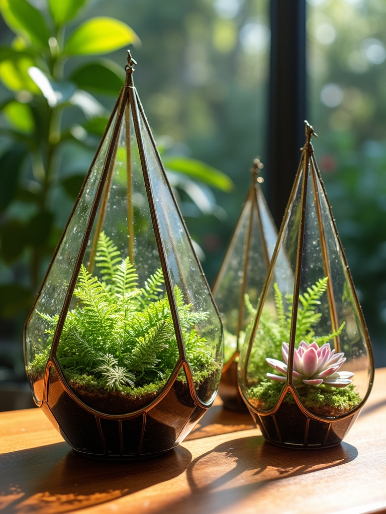 miniature indoor garden creation