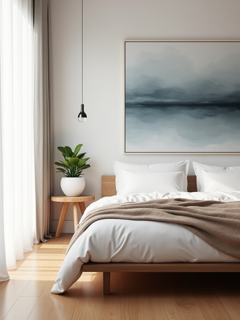 minimalist bedroom retreat design