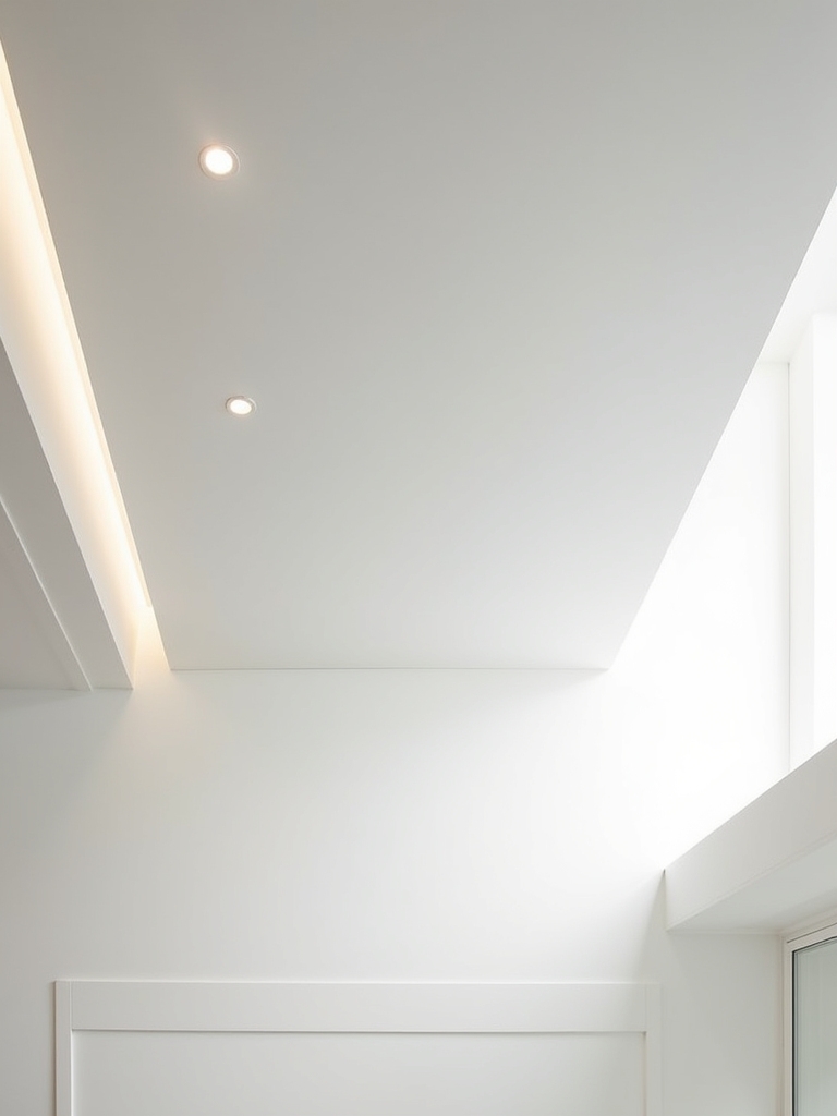 minimalist flat ceiling design