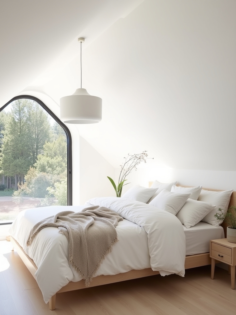 minimalist white bedroom design