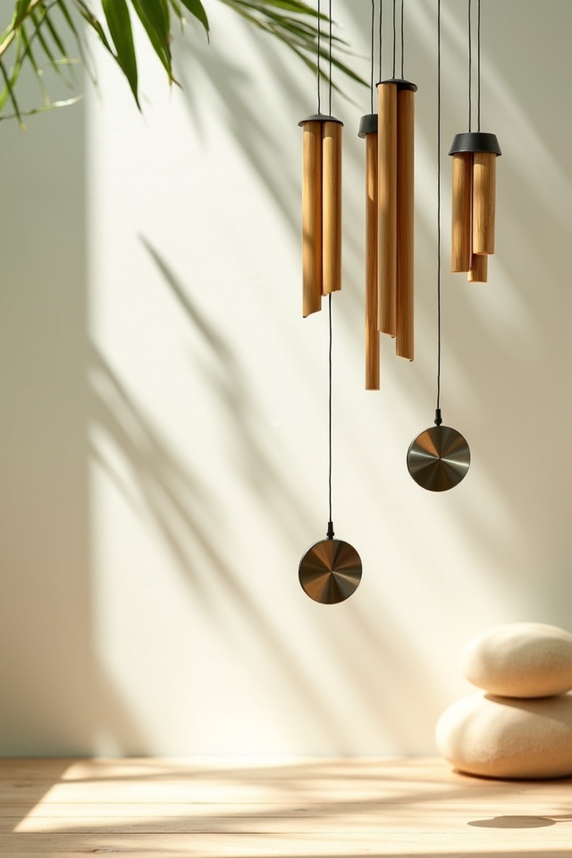 minimalist wind chimes elegance