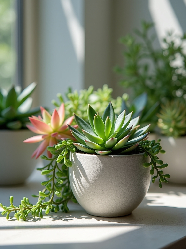 modern succulent arrangements showcased