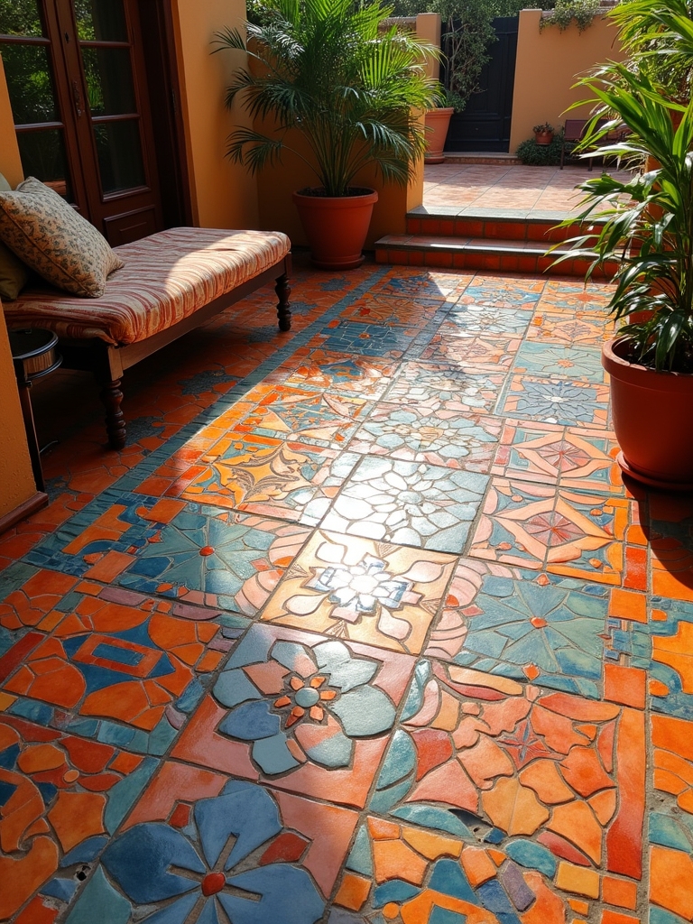 moroccan tiles add vibrancy