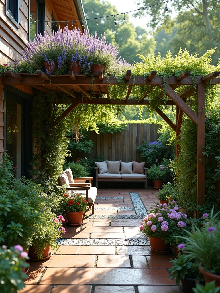 multi level garden enhancement ideas