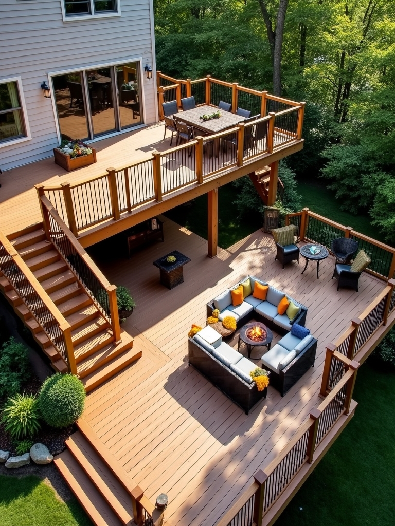 multi level outdoor retreat