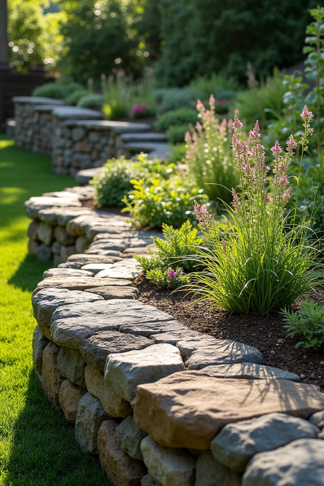 natural stone wall elegance