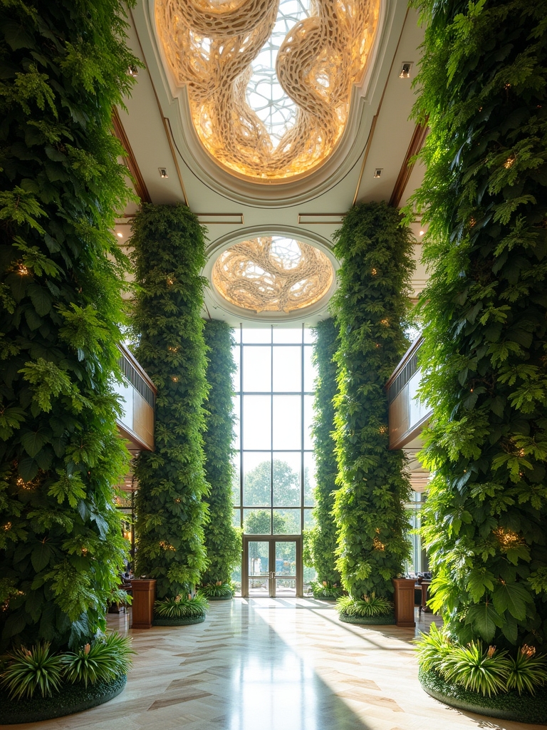 nature inspired lobby design