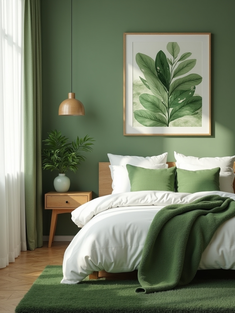 nature themed bedroom artwork