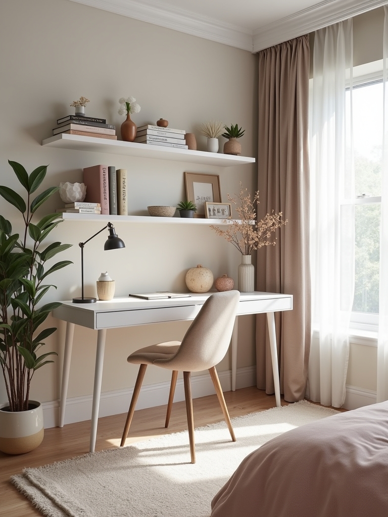 organized comfortable productive workspace