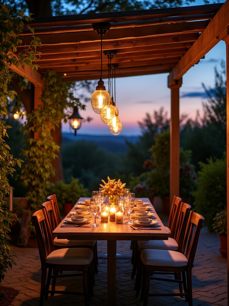 outdoor dining pendant lights