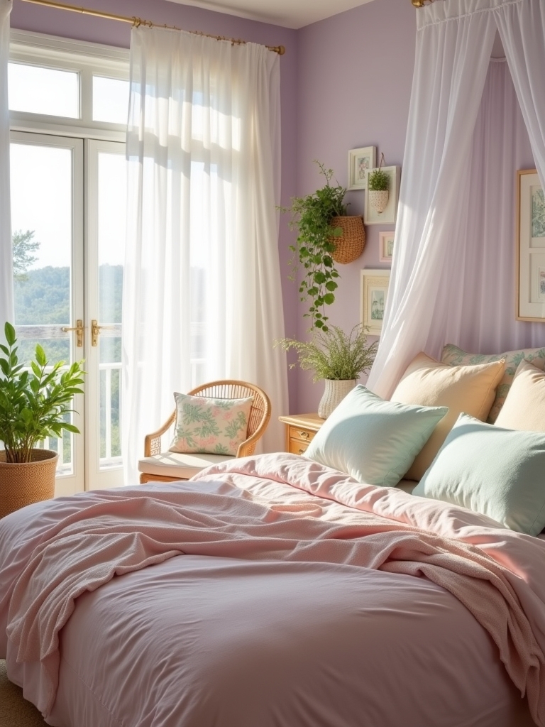 pastel colors create tranquility