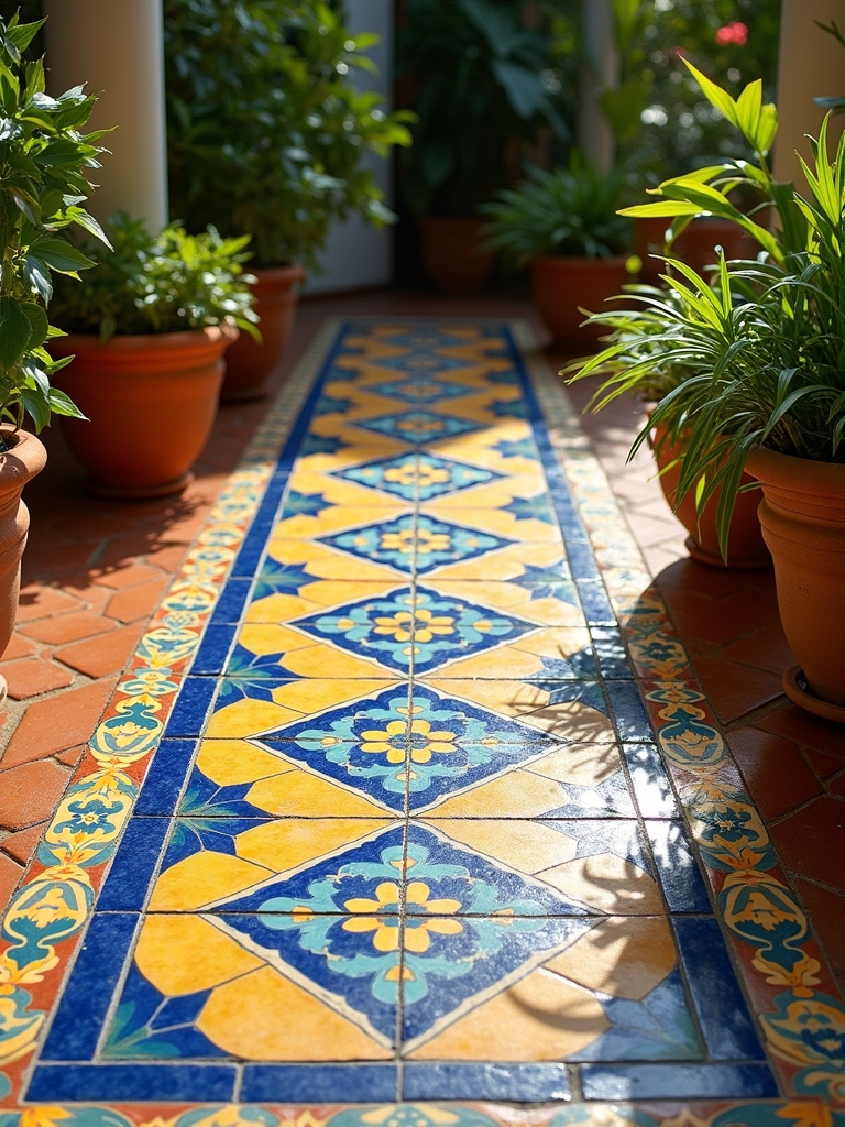 patterned border tile designs