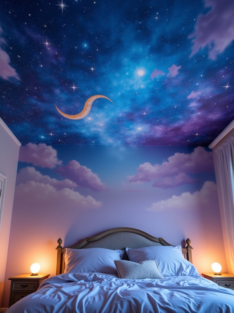 personalized ceiling mural designs