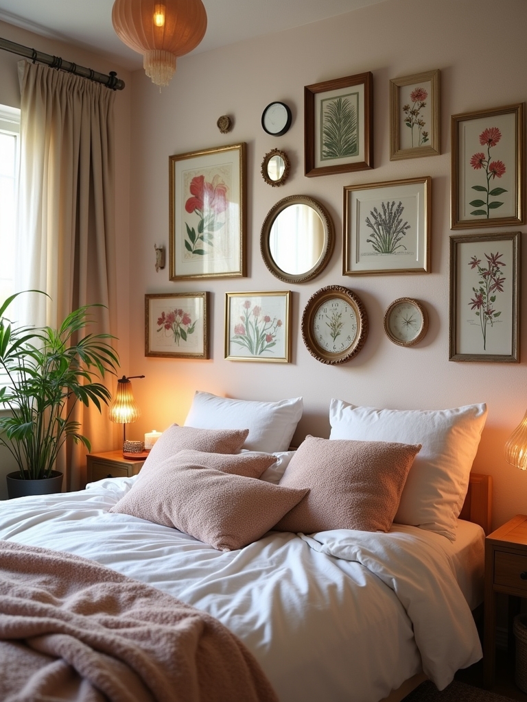 personalized eclectic gallery wall