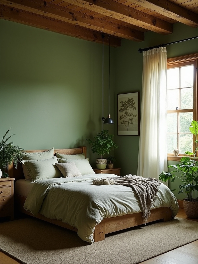 reclaimed wood bedroom accents