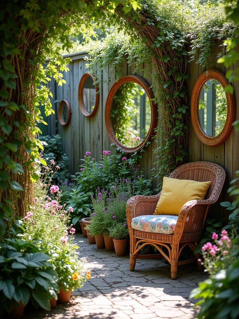 reflective surfaces enhance depth