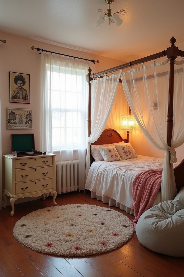 retro bedroom decor ideas