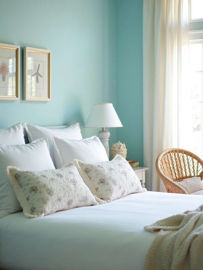 revitalizing coastal bedroom decor