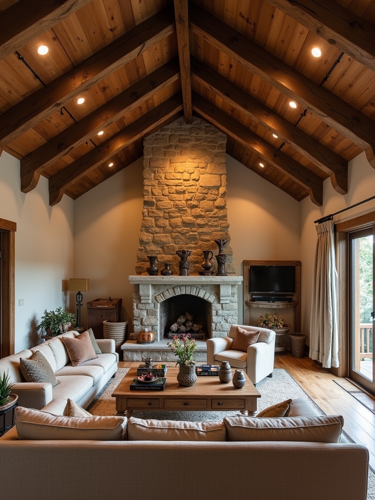 rustic charm in ceilings