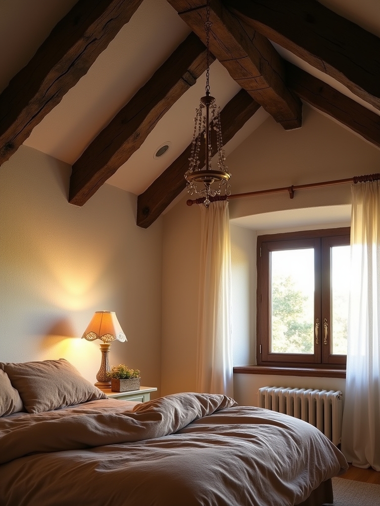rustic wood beam finishes