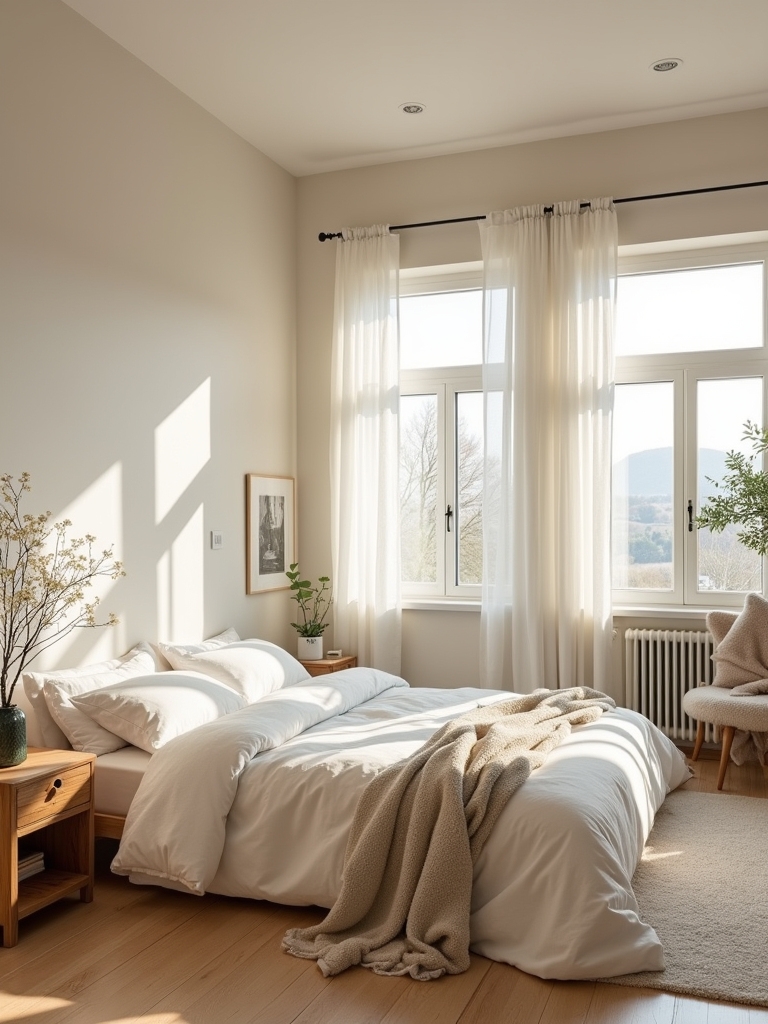 scandinavian minimalistic tranquility design